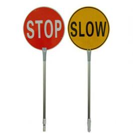 TRAFFIC SING SLOW STOP PADDLE
